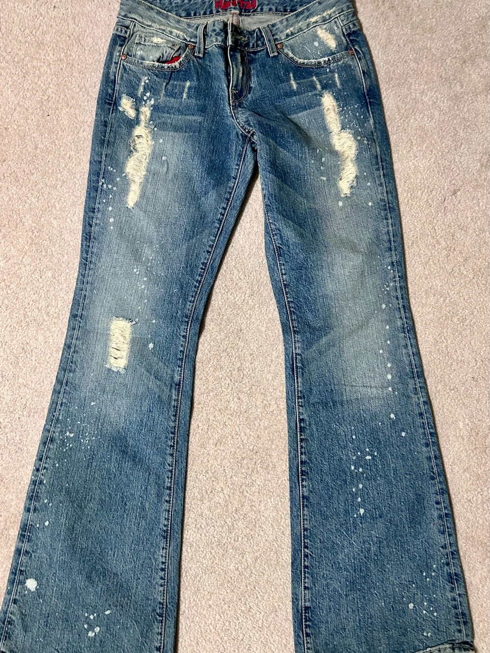 Hard Tail “Jessica” low rise bootcut Jeans NWT